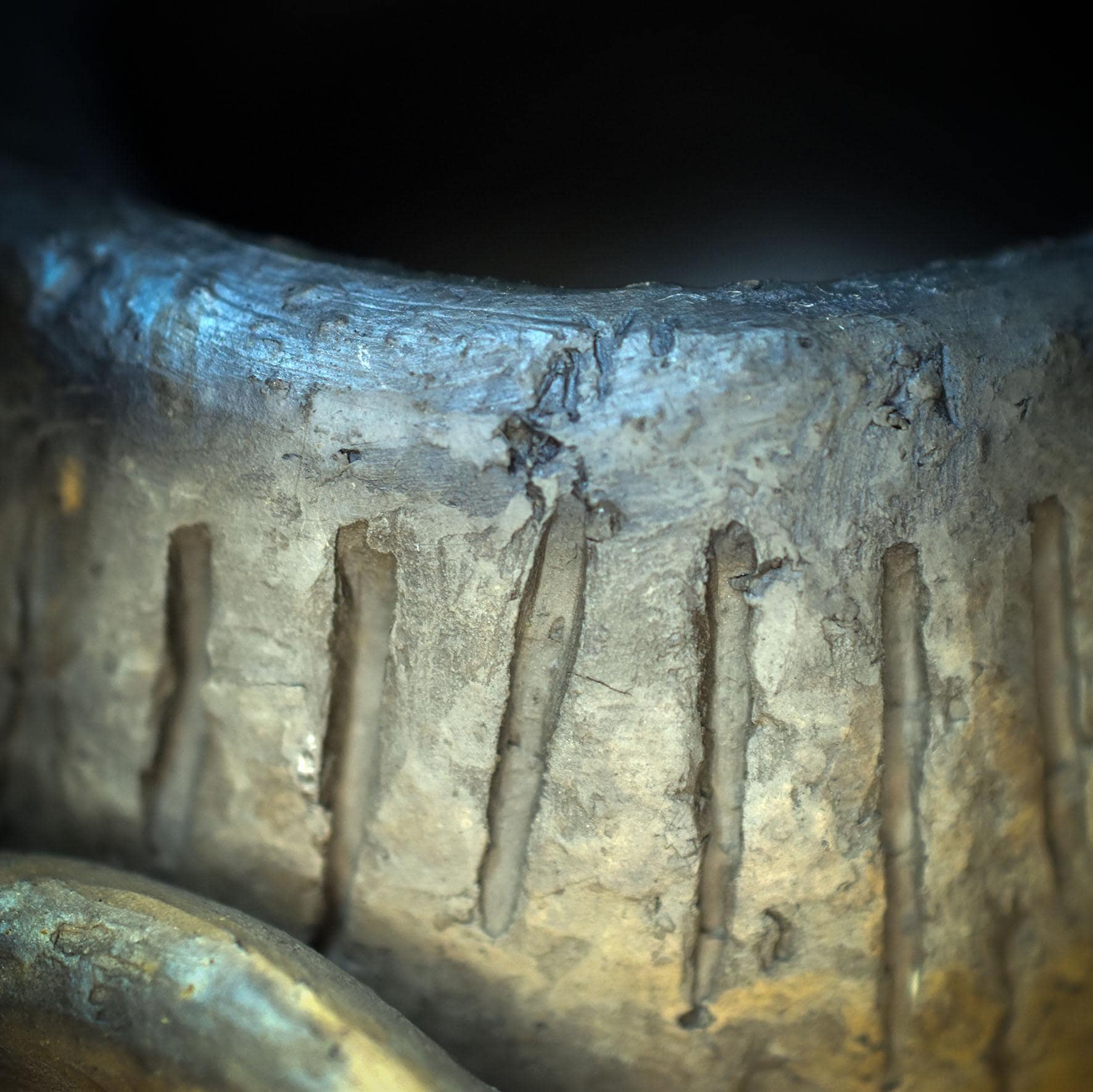 Rauhnächte Wunschgefäß Ton, Schwellenhüter Ritual Bedarf, Traum Urne handgemacht, spirituelle Keramik Box, Wunschglas Alternative SHR001