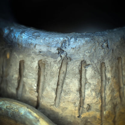 Rauhnächte Wunschgefäß Ton, Schwellenhüter Ritual Bedarf, Traum Urne handgemacht, spirituelle Keramik Box, Wunschglas Alternative SHR001