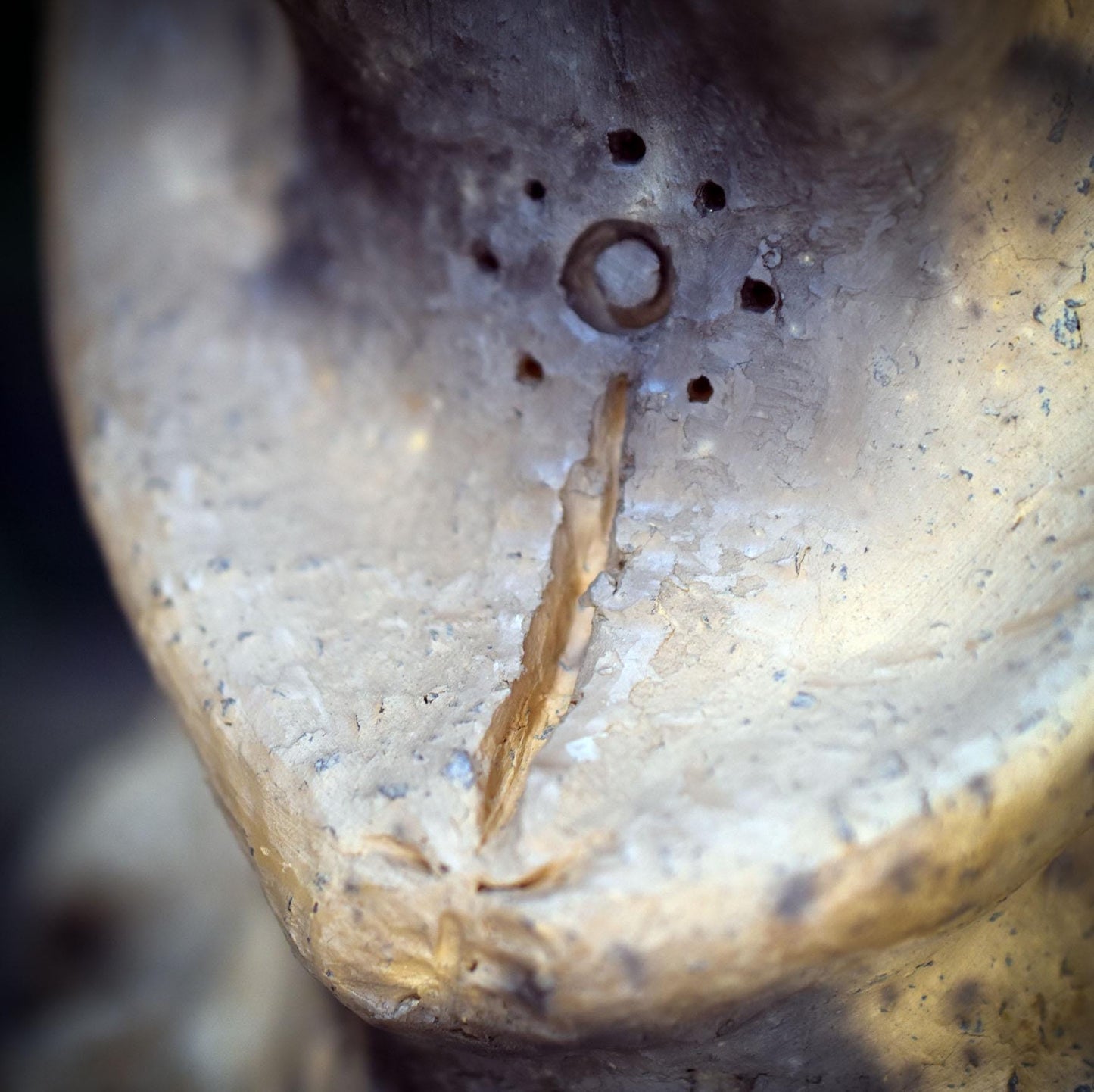 Holda Göttin Skulptur Ton, Erdmutter Figur handgemacht, Freya Altar Deko, archaische weise Frau Statue Keramik SKU291