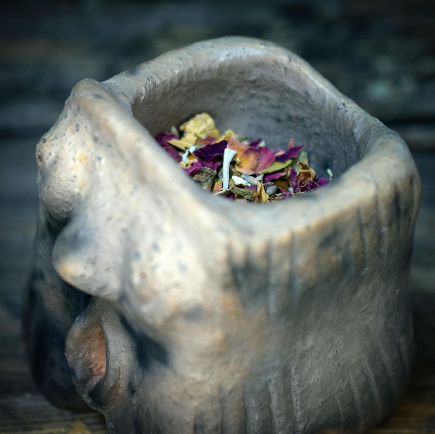 Yoni und Brüste Teelichthalter aus Ton, Archaisches Räuchergefäß, Weiblicher Torso Skulptur, Sakrale Frauen Kunst, Altar Windlicht TKH033