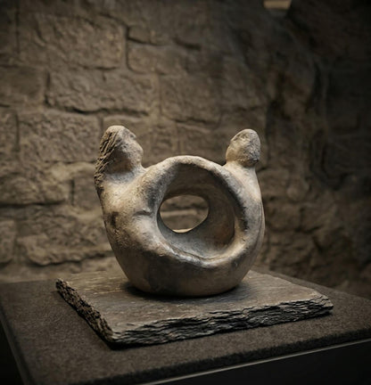 Silberschnur – Eine Skulptur, die Körper und Seele verbindet - Verkörperung von Leben & Tod - Art.Nr.: SKU033