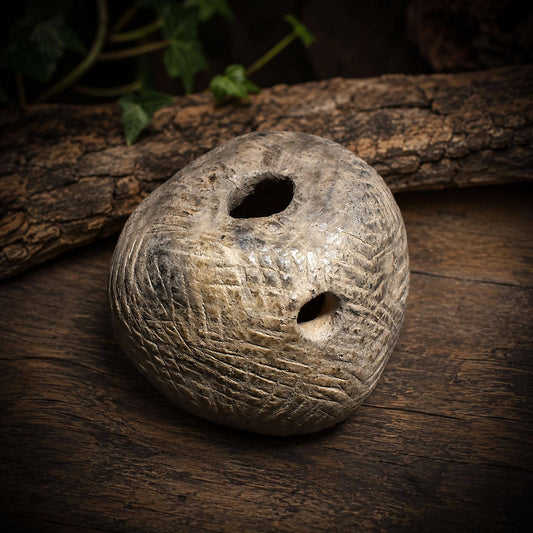 UMA ORA – der Puls der Urmutter | Archaisches Rhythmus-Klanginstrument aus Ton für Ritual, Meditation & Klangheilung - UOP001