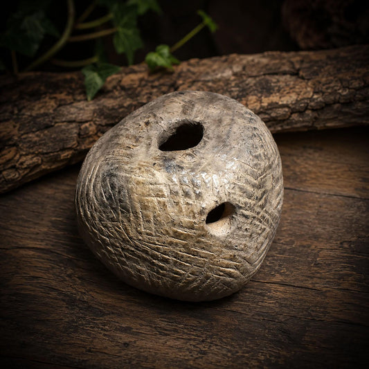 UMA ORA – der Puls der Urmutter | Archaisches Rhythmus-Klanginstrument aus Ton für Ritual, Meditation & Klangheilung - UOP001