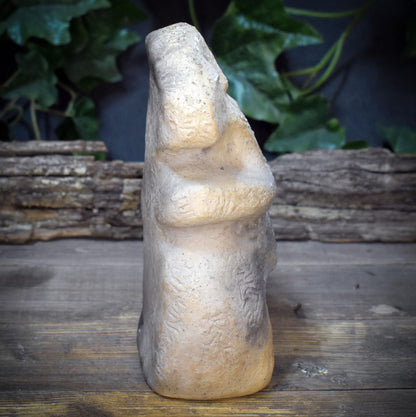 Taino Keramik Skulptur, Archaisches Artefakt aus Ton, Schamanische Altar Figur indigen, Spirituelle Kunst Erdgöttin Naturgeist SKU296
