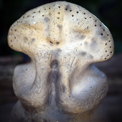 Taino Keramik Skulptur, Archaisches Artefakt aus Ton, Schamanische Altar Figur indigen, Spirituelle Kunst Erdgöttin Naturgeist SKU296