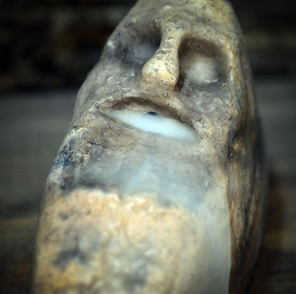Taino Backflow Räuchergefäß Ton, Archaische Skulptur Wasserfall Räucherkegel, Schamanische Altar Deko, Indigene Kunst Keramik RÄH069