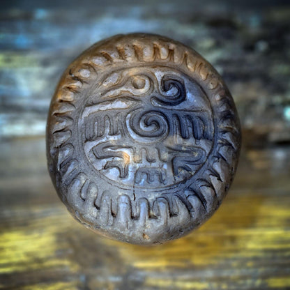 Archaische Handrasseln aus Ton – Wähle deine persönliche Ritualrassel - SRA083