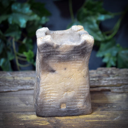 Räucherturm Sheela na Gig Ton | Teelichthalter Göttin Rauchbrand | Spirituelles Geschenk Keltische Altar Keramik Unikat 1,7kg RÄG086
