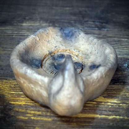Räucherschale Ton Rauchbrand | Adler Opferschale Altar Deko | Spirituelles Geschenk Krafttier Keramik Ritual Unikat 215g RÄG090
