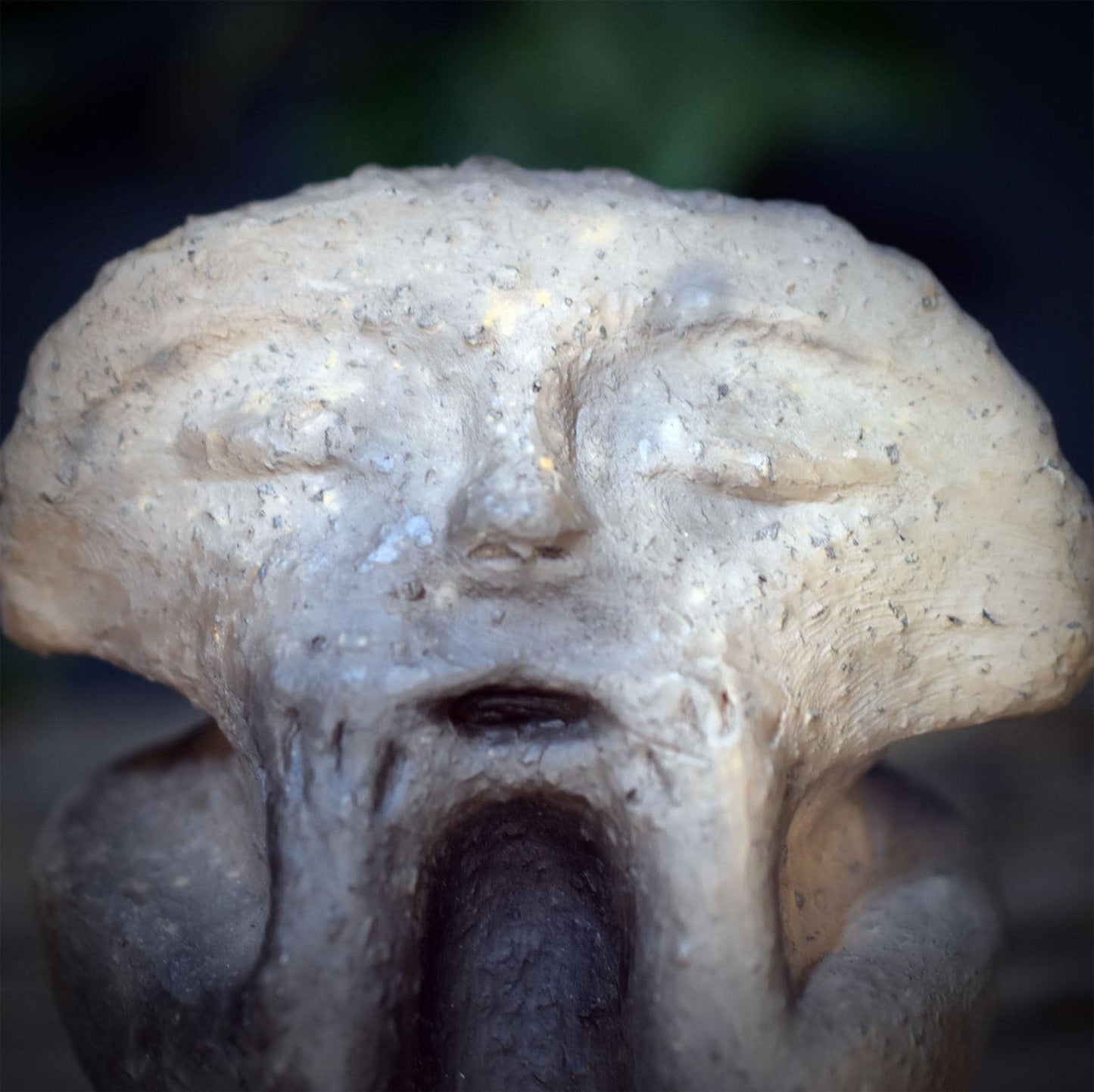 Taíno Skulptur aus Ton – Spirituelle Altarfigur & Schamanisches Kraftobjekt, Taíno Kultur Inspiration, 920g SKU308