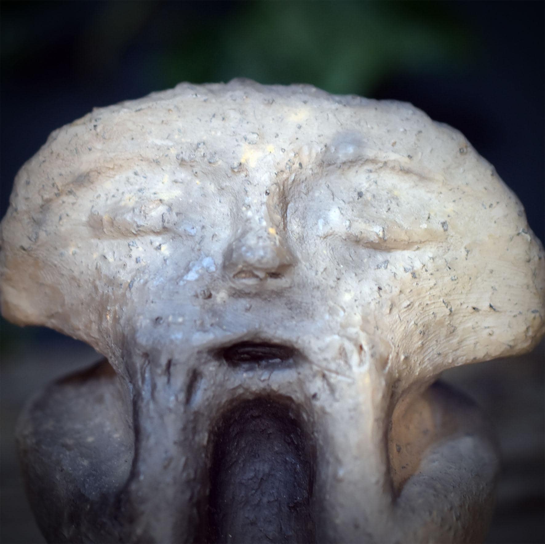 Taíno Skulptur aus Ton – Spirituelle Altarfigur & Schamanisches Kraftobjekt, Taíno Kultur Inspiration, 920g SKU308