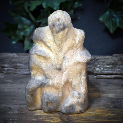 Göttin Holda Skulptur Keramik | Frau Holle Figur Altar | Wandlung Baum zur Göttin mit Holunderblüte & Treppe Unterwelt 2kg SKU301