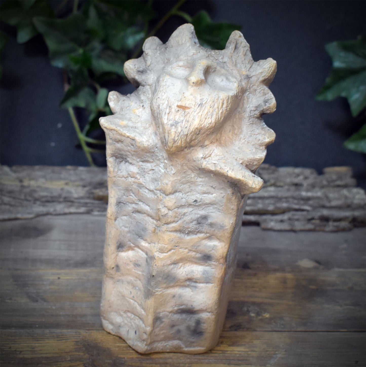 Cernunnos Skulptur Keramik | Keltischer Waldgott Gehörnter Gott Figur | Spirituelle Altar Deko Natur Pagan Wikinger Kunst 1,5kg SKU309