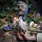Ritualstab der Transformation – archaische Kunst aus traditionell gebranntem Ton - RST042