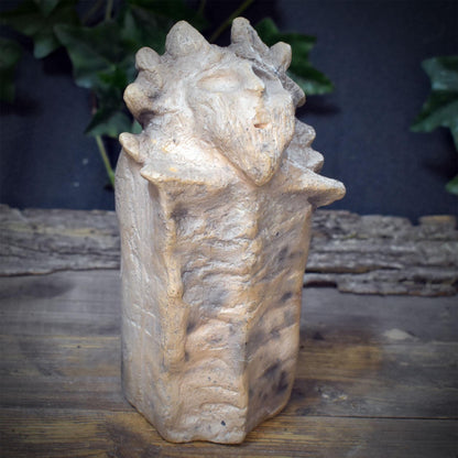 Cernunnos Skulptur Keramik | Keltischer Waldgott Gehörnter Gott Figur | Spirituelle Altar Deko Natur Pagan Wikinger Kunst 1,5kg SKU309