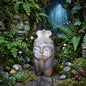 Baubo Skulptur aus Ton, Archaische Frauenfigur, Mythologische Keramik, Spirituelle Erdgöttin, Handgefertigtes Unikat für den Altar