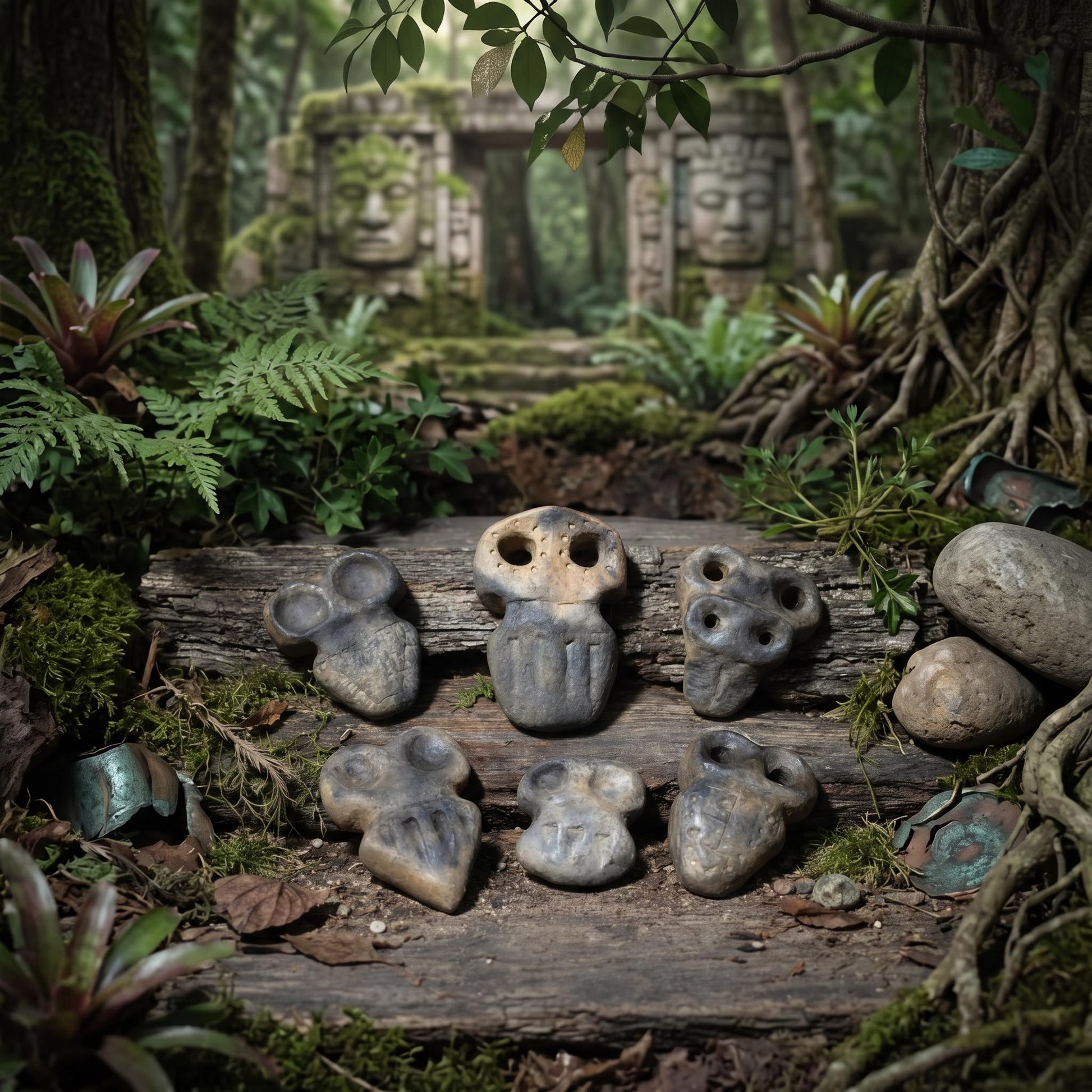 Taschenwächter – archaischer Begleiter | Eye Idol inspiriertes Keramikobjekt | Taschenbegleiter für Schutz & Achtsamkeit TWE001