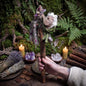 Ritualstab der Heilung & Selbstliebe – archaische Kunst aus traditionell gebranntem Ton - RST040