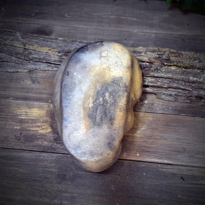Tonschale Innenklang Ohr Keramik Altar Schale Spirale Shiva Auge Ritual Objekt Rauhnächte Achtsamkeit Meditation Skulptur Unikat GEF024