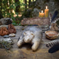 verschiedene Krafttier Handrasseln Keramik Schamanische Ritualrassel Tiergeist Altar Meditation Klangobjekt KRA001