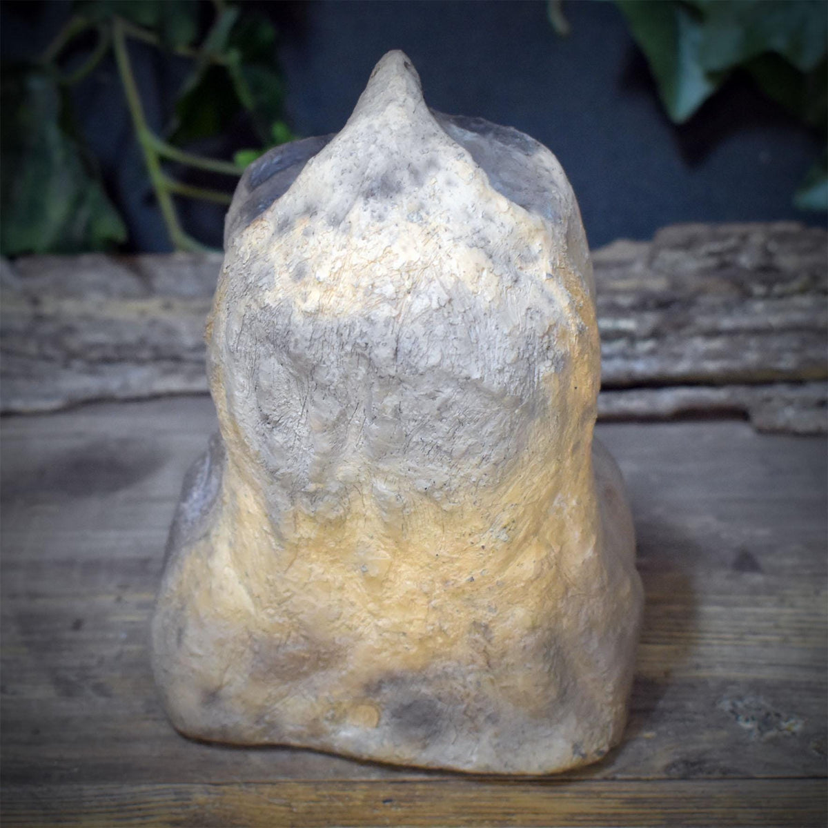 Schamanin Skulptur Büste Adler Krafttier Keramik Ton Figur Altar Deko Spirituelle Kunst Unikat SKU324