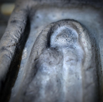 Holdas Tor Wanddeko Keramik Frau Holle Wandbehang Altar Portal Schneeflocke Winter Rauhnächte HEX053