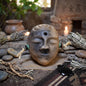 Archaische Ahnenrassel Keramik Handrassel Schamanische Ritualrassel Altar Meditationsrassel Designwahl ARA001