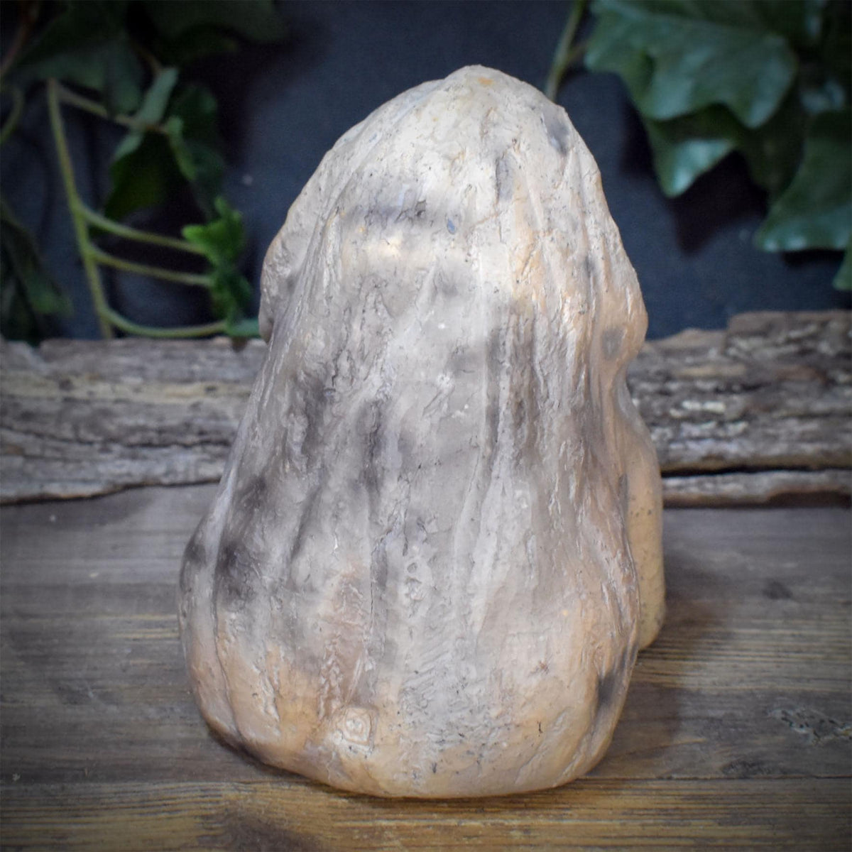 Cerridwen Skulptur Opferschale aus Keramik, keltische Göttin Kessel Figur für Altar und Rituale, Unikat SKU331