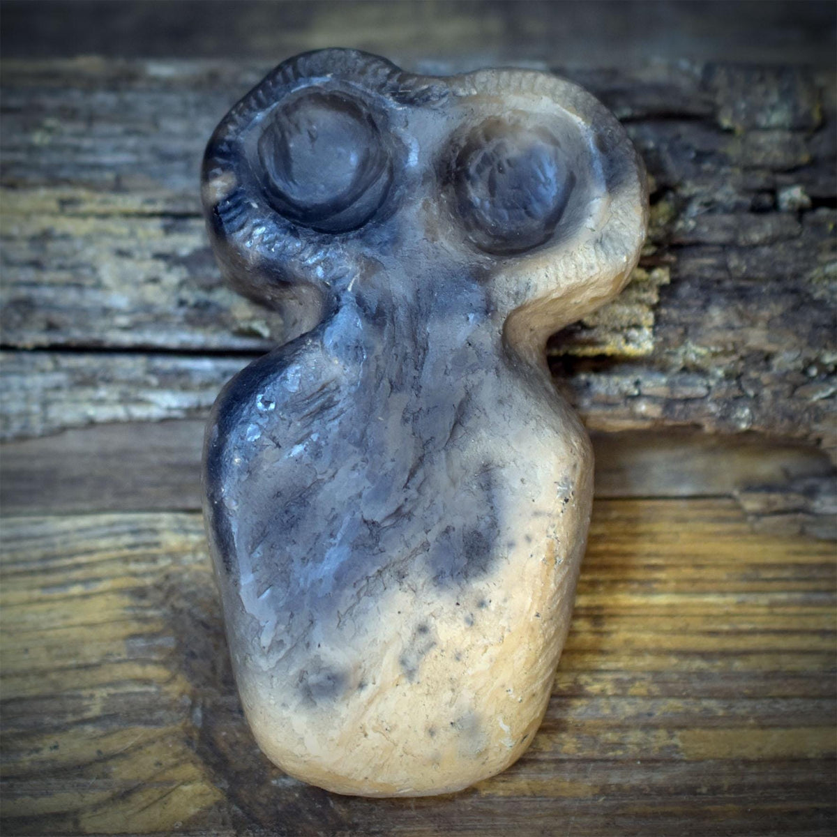 Taschenwächter – archaischer Begleiter | Eye Idol inspiriertes Keramikobjekt | Taschenbegleiter für Schutz & Achtsamkeit TWE001